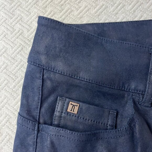 Tristan Women’s Size 10 Blue Pull On Pants Elastic Waist Stretch Pockets - Picture 5 of 9